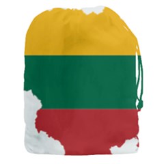 Lithuania Country Europe Flag Drawstring Pouch (xxxl) by Sapixe