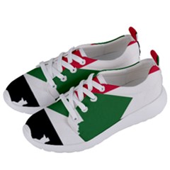 Sudan Flag Map Geography Outline Women s Lightweight Sports Shoes by Sapixe