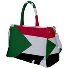 Sudan Flag Map Geography Outline Duffel Travel Bag by Sapixe