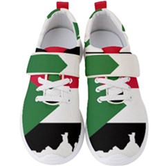 Sudan Flag Map Geography Outline Men s Velcro Strap Shoes by Sapixe