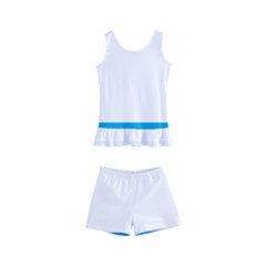 Luxembourg Country Europe Flag Kids  Boyleg Swimsuit by Sapixe