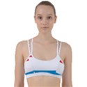 Luxembourg Country Europe Flag Line Them Up Sports Bra View1