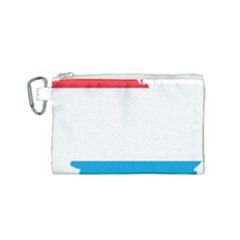 Luxembourg Country Europe Flag Canvas Cosmetic Bag (small) by Sapixe