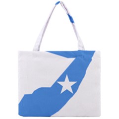 Somalia Flag Map Geography Outline Mini Tote Bag by Sapixe