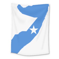 Somalia Flag Map Geography Outline Medium Tapestry by Sapixe