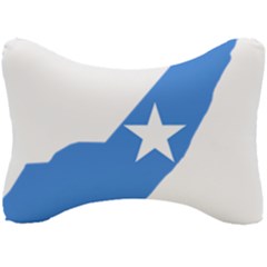 Somalia Flag Map Geography Outline Seat Head Rest Cushion by Sapixe