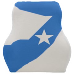 Somalia Flag Map Geography Outline Car Seat Velour Cushion  by Sapixe