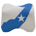 Somalia Flag Map Geography Outline Velour Head Support Cushion View1