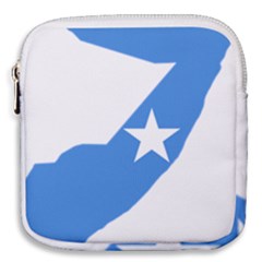 Somalia Flag Map Geography Outline Mini Square Pouch by Sapixe