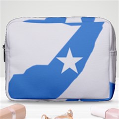 Somalia Flag Map Geography Outline Make Up Pouch (large) by Sapixe