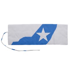 Somalia Flag Map Geography Outline Roll Up Canvas Pencil Holder (m) by Sapixe