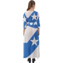 Somalia Flag Map Geography Outline Button Up Maxi Dress View2