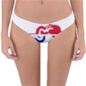 Gambia Flag Map Geography Outline Reversible Hipster Bikini Bottoms View1