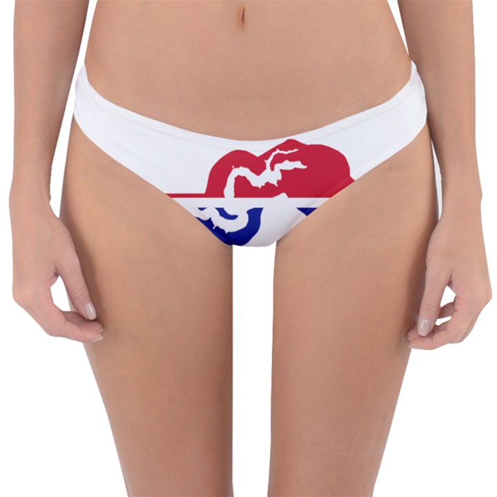 Gambia Flag Map Geography Outline Reversible Hipster Bikini Bottoms