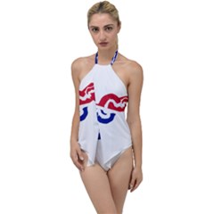 Gambia Flag Map Geography Outline Go With The Flow One Piece Swimsuit by Sapixe