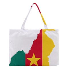 Cameroon Flag Map Geography Medium Tote Bag by Sapixe