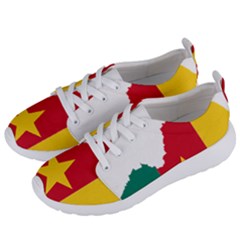 Cameroon Flag Map Geography Women s Lightweight Sports Shoes by Sapixe