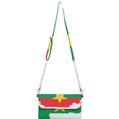 Burkina Faso Flag Map Geography Mini Crossbody Handbag by Sapixe