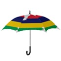 Mauritius Flag Map Geography Hook Handle Umbrellas (Small) View3