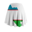 Borders Country Flag Geography Map Mini Flare Skirt View2