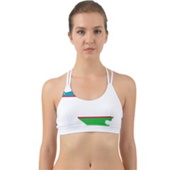 Borders Country Flag Geography Map Back Web Sports Bra by Sapixe