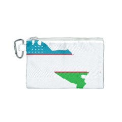 Borders Country Flag Geography Map Canvas Cosmetic Bag (small) by Sapixe