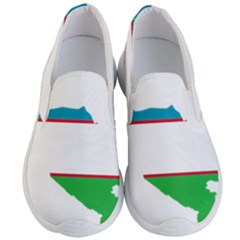 Borders Country Flag Geography Map Men s Lightweight Slip Ons by Sapixe