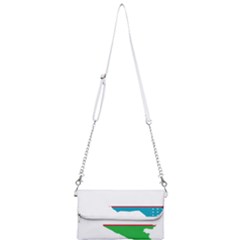 Borders Country Flag Geography Map Mini Crossbody Handbag by Sapixe