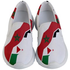 Western Sahara Flag Map Geography Kids  Lightweight Slip Ons by Sapixe