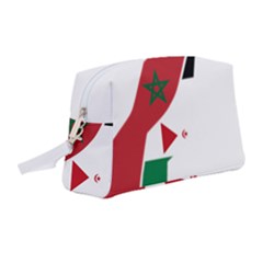 Western Sahara Flag Map Geography Wristlet Pouch Bag (medium) by Sapixe