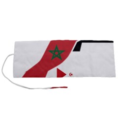 Western Sahara Flag Map Geography Roll Up Canvas Pencil Holder (s) by Sapixe