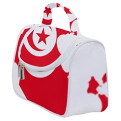 Tunisia Flag Map Geography Outline Satchel Handbag by Sapixe