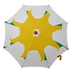 Guinea Flag Map Geography Outline Hook Handle Umbrellas (medium) by Sapixe