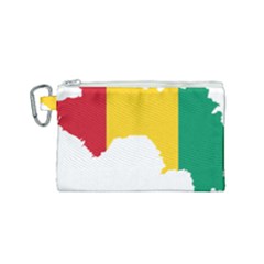 Guinea Flag Map Geography Outline Canvas Cosmetic Bag (small) by Sapixe