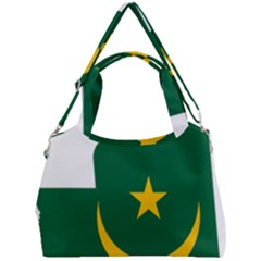 Mauritania Flag Map Geography Double Compartment Shoulder Bag by Sapixe