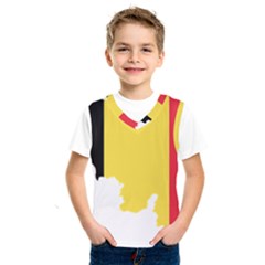 Belgium Country Europe Flag Kids  Sportswear by Sapixe