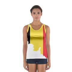 Belgium Country Europe Flag Sport Tank Top  by Sapixe