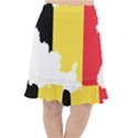 Belgium Country Europe Flag Fishtail Chiffon Skirt View1