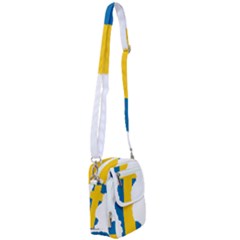 Sweden Country Europe Flag Borders Shoulder Strap Belt Bag