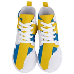 Sweden Country Europe Flag Borders Women s Lightweight High Top Sneakers by Sapixe