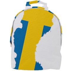 Sweden Country Europe Flag Borders Mini Full Print Backpack by Sapixe