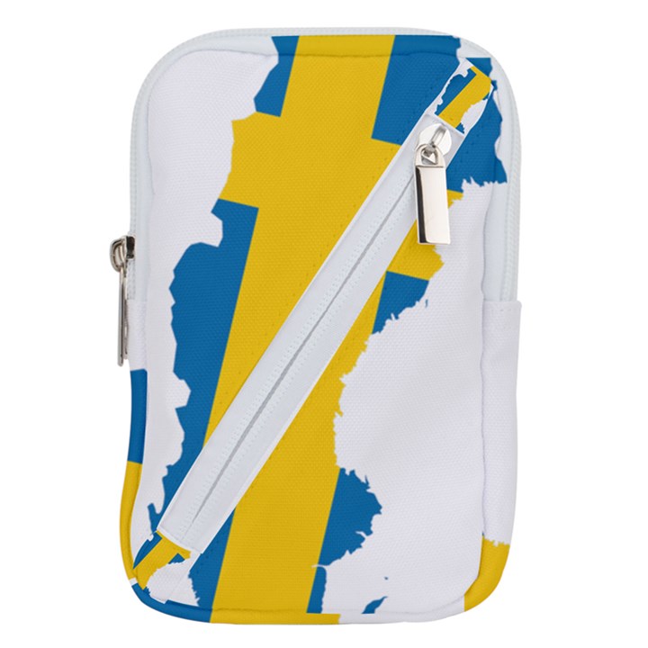 Sweden Country Europe Flag Borders Belt Pouch Bag (Small)