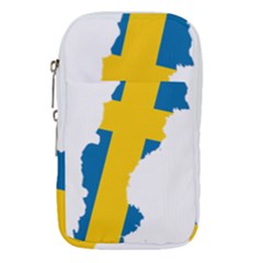 Sweden Country Europe Flag Borders Waist Pouch (large)