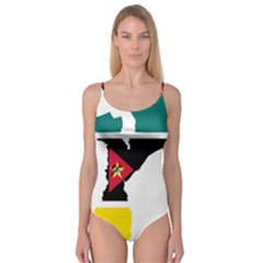 Mozambique Flag Map Geography Camisole Leotard 