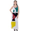 Mozambique Flag Map Geography Sleeveless Velour Maxi Dress View1