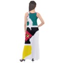 Mozambique Flag Map Geography Sleeveless Velour Maxi Dress View2