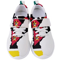 Mozambique Flag Map Geography Women s Velcro Strap Shoes by Sapixe