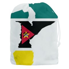 Mozambique Flag Map Geography Drawstring Pouch (xxxl)