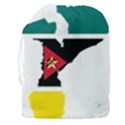 Mozambique Flag Map Geography Drawstring Pouch (XXXL) View2