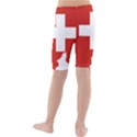 Switzerland Country Europe Flag Kids  Mid Length Swim Shorts View2